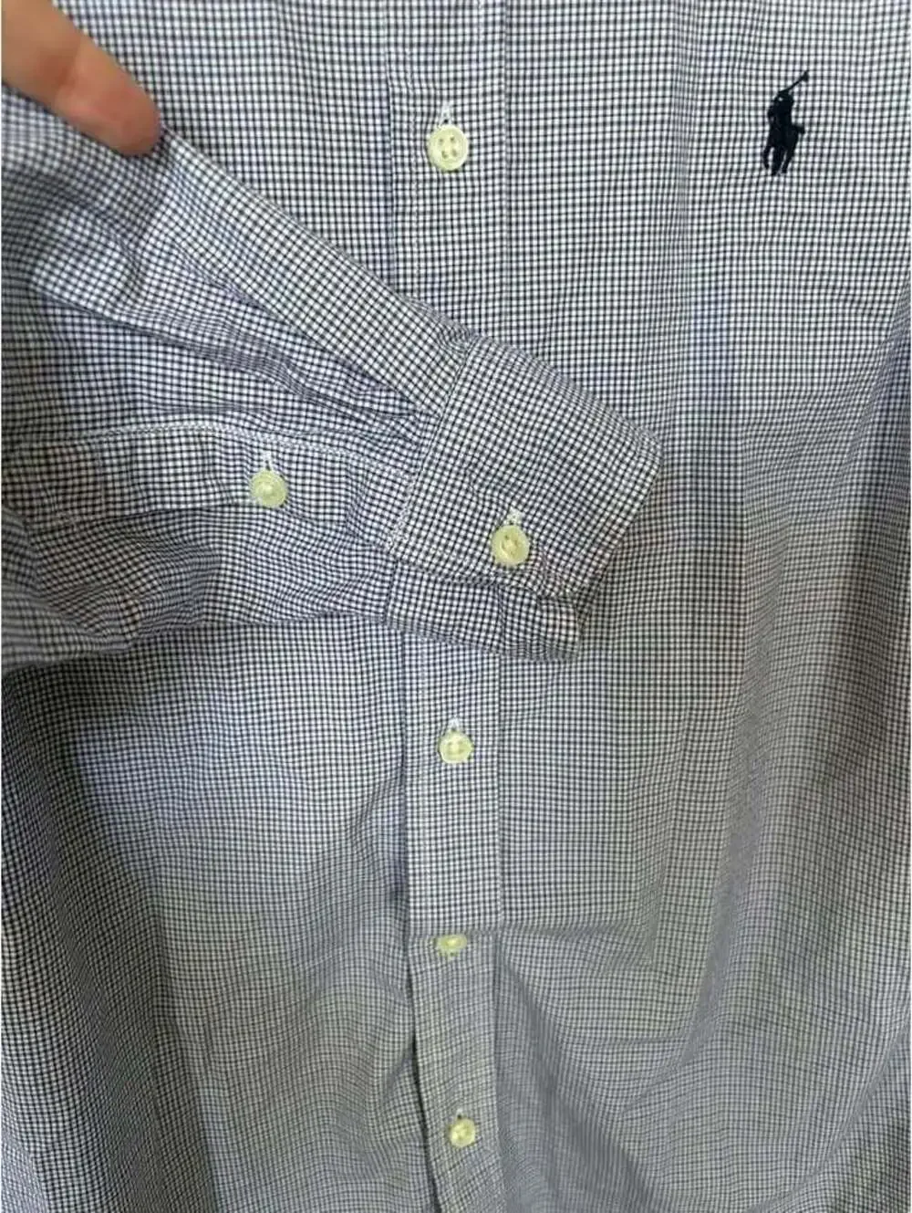 Ralph Lauren Polo Boys Gingham Button Down Shirt Size L (14-16)